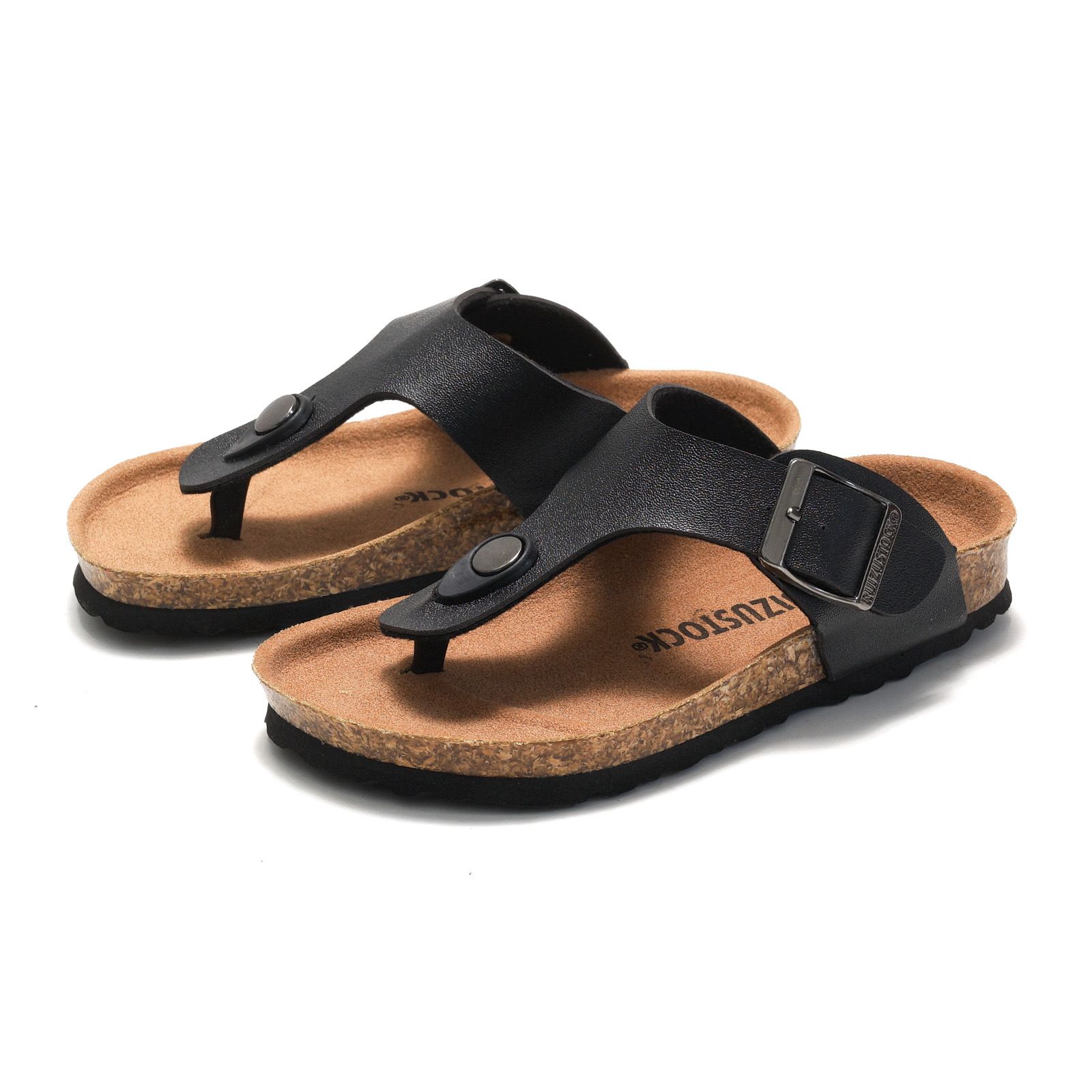 Girls' Sandals Flip Flops Spring Summer Children's Cork Slippers Trendy Boys' Birkenstock Shoes