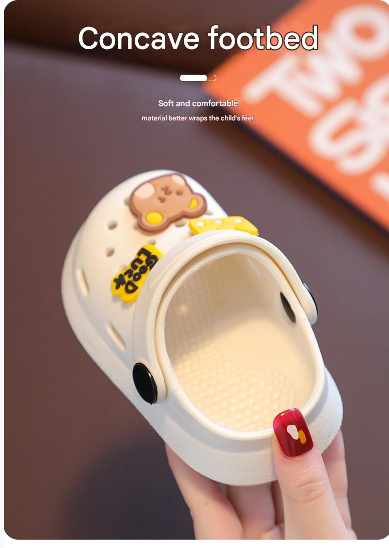 Children Slippers Summer Girl Cute Fruit Indoor Soft Bottom Anti Slip Boy Baby Household Cool Slippers Crocs