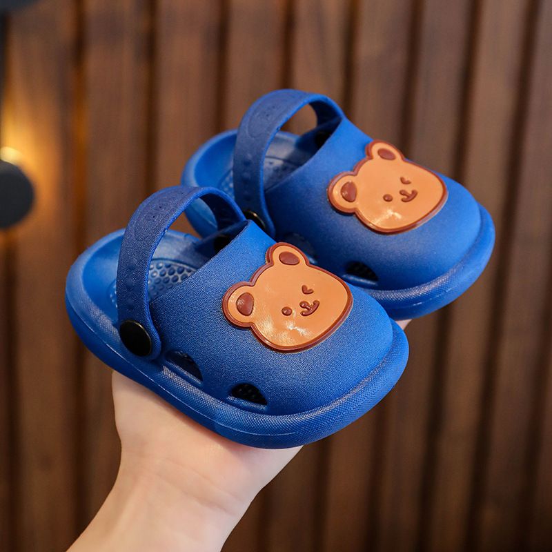 Children Slippers Summer New Cute Little Bear Baby Girl Shoes Boys' Soft Bottom Anti Slip Home Bathroom Sandals