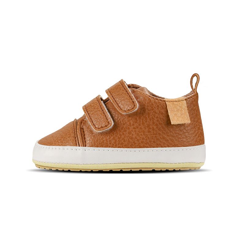 Spring Autumn 0-1 Year Old Baby Walking Shoes PU Velcro Baby Sneakers Indoor Outdoor Leather Shoes Soft Soles Baby Shoes