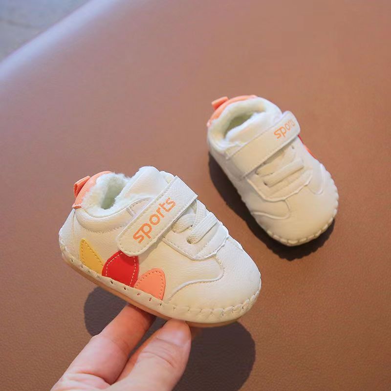 Baby Shoes Winter New 0-1 Year Old Baby Soft Soled Walking Shoes Boys Girls Shoes Newborn Shoes Casual Cotton Shoes