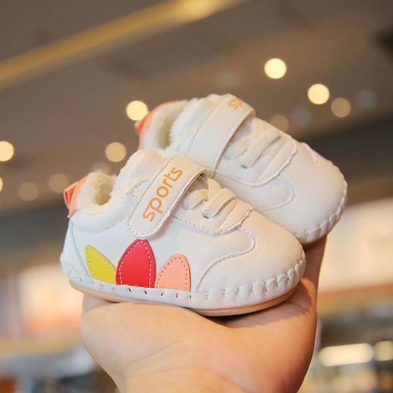 Baby Shoes Winter New 0-1 Year Old Baby Soft Soled Walking Shoes Boys Girls Shoes Newborn Shoes Casual Cotton Shoes
