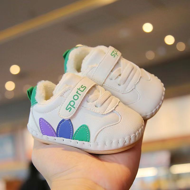Baby Shoes Winter New 0-1 Year Old Baby Soft Soled Walking Shoes Boys Girls Shoes Newborn Shoes Casual Cotton Shoes