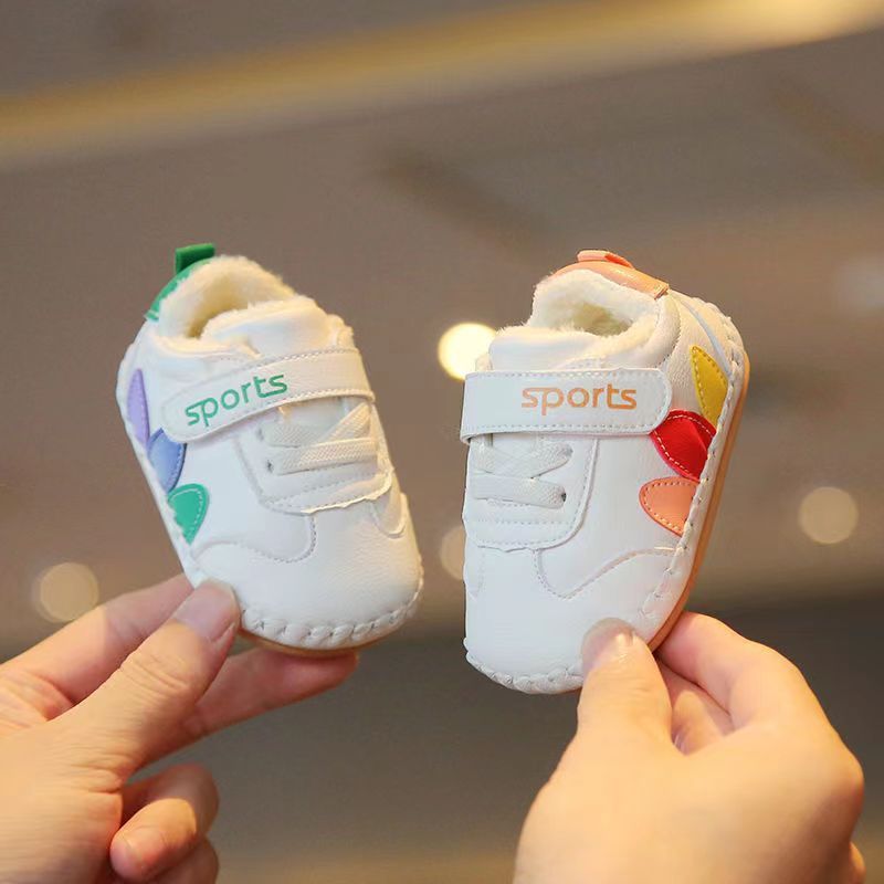Baby Shoes Winter New 0-1 Year Old Baby Soft Soled Walking Shoes Boys Girls Shoes Newborn Shoes Casual Cotton Shoes