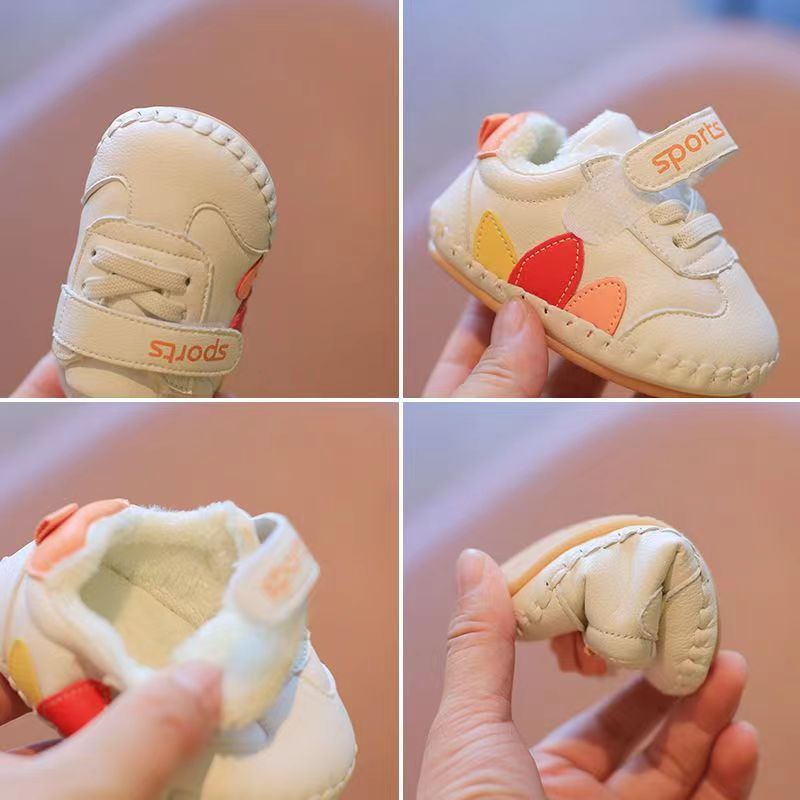 Baby Shoes Winter New 0-1 Year Old Baby Soft Soled Walking Shoes Boys Girls Shoes Newborn Shoes Casual Cotton Shoes