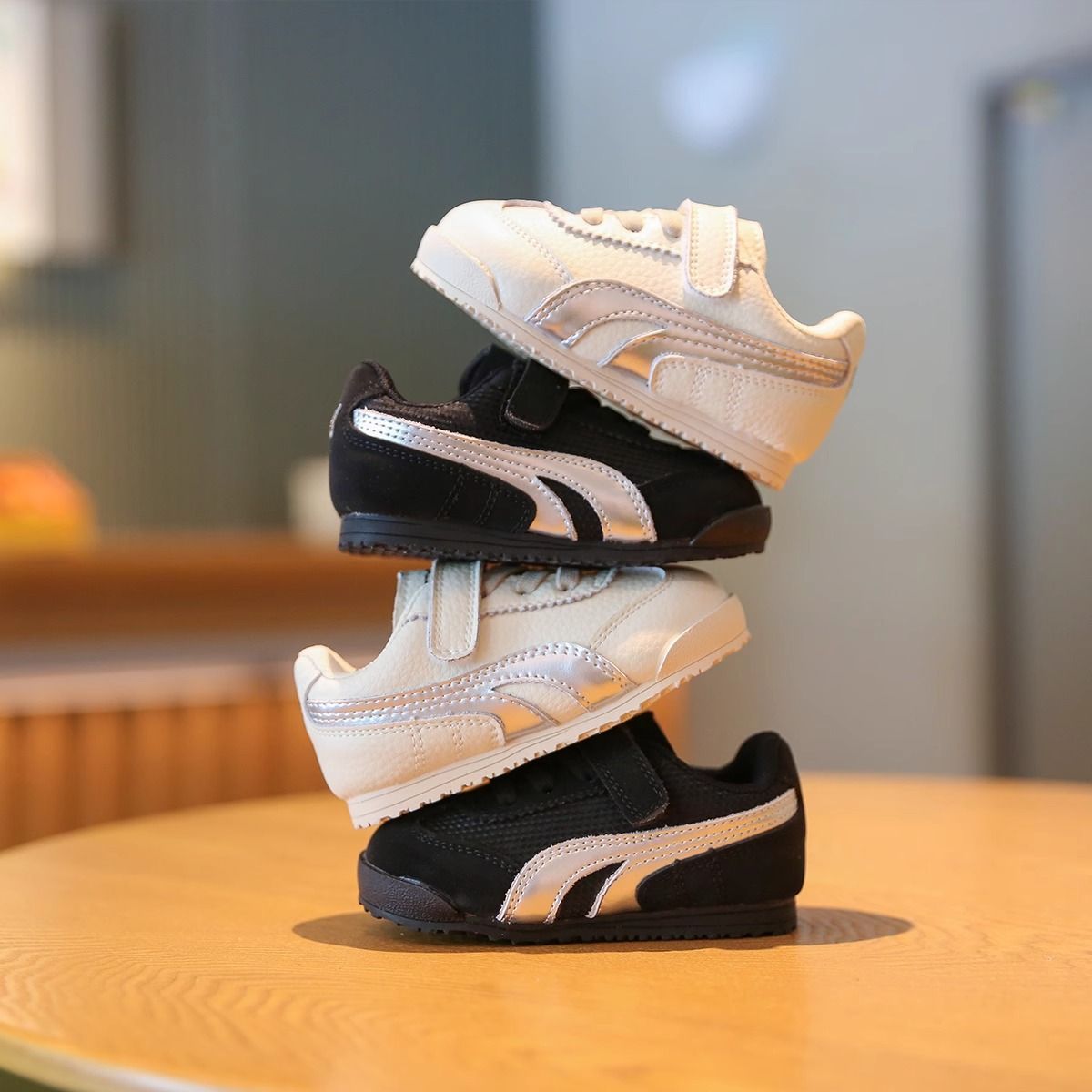 Baby Girl's Walking Shoes Baby Boy Soft Soled Anti Slip Baby Shoes Children's Sports Shoes Children's Autumn Casual Board Shoes