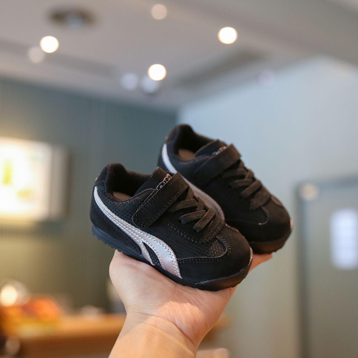 Baby Girl's Walking Shoes Baby Boy Soft Soled Anti Slip Baby Shoes Children's Sports Shoes Children's Autumn Casual Board Shoes