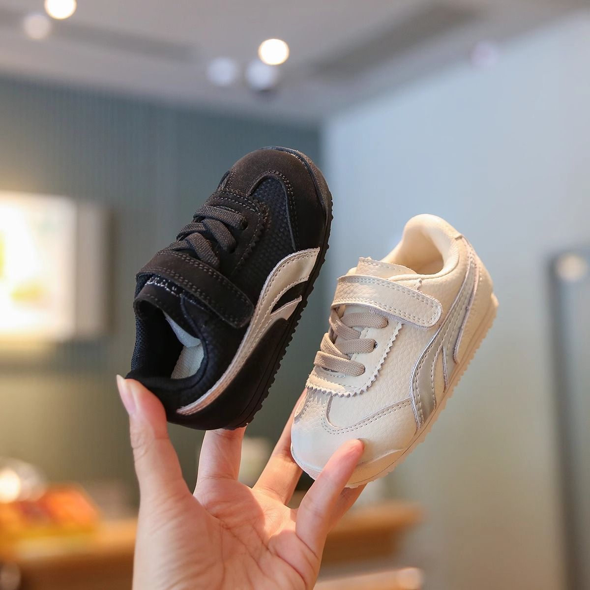 Baby Girl's Walking Shoes Baby Boy Soft Soled Anti Slip Baby Shoes Children's Sports Shoes Children's Autumn Casual Board Shoes