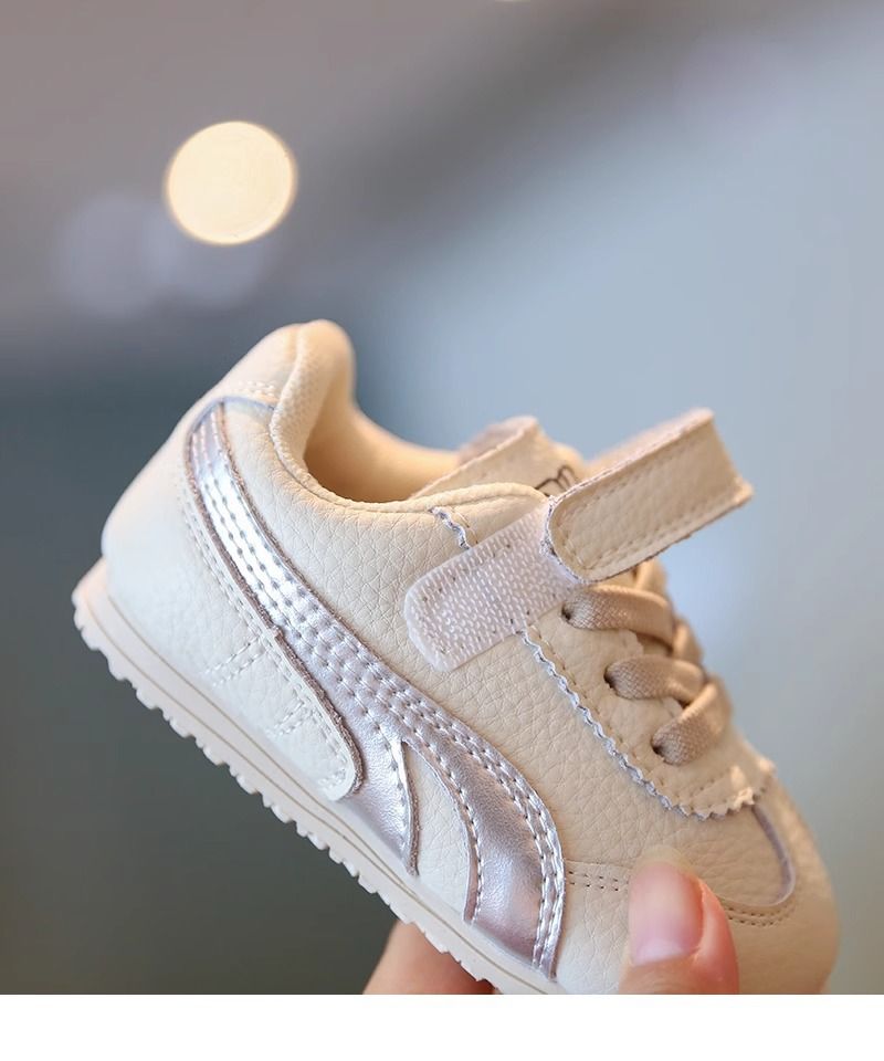 Baby Girl's Walking Shoes Baby Boy Soft Soled Anti Slip Baby Shoes Children's Sports Shoes Children's Autumn Casual Board Shoes