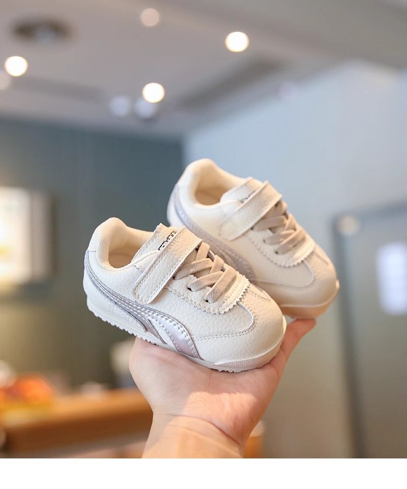 Baby Girl's Walking Shoes Baby Boy Soft Soled Anti Slip Baby Shoes Children's Sports Shoes Children's Autumn Casual Board Shoes