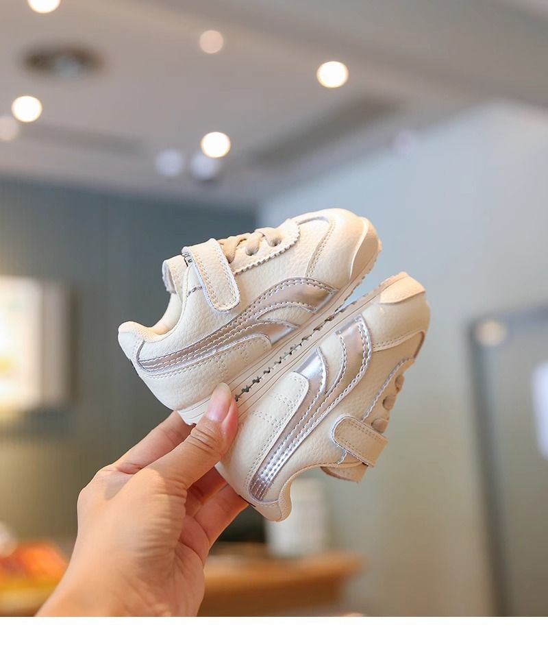 Baby Girl's Walking Shoes Baby Boy Soft Soled Anti Slip Baby Shoes Children's Sports Shoes Children's Autumn Casual Board Shoes