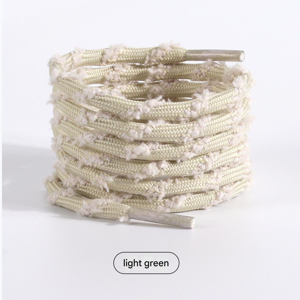 Circular Colored Shoelaces Sports Leisure Shoes Shoelace Trendy Black White High-Density Weaving Shoelace Rope