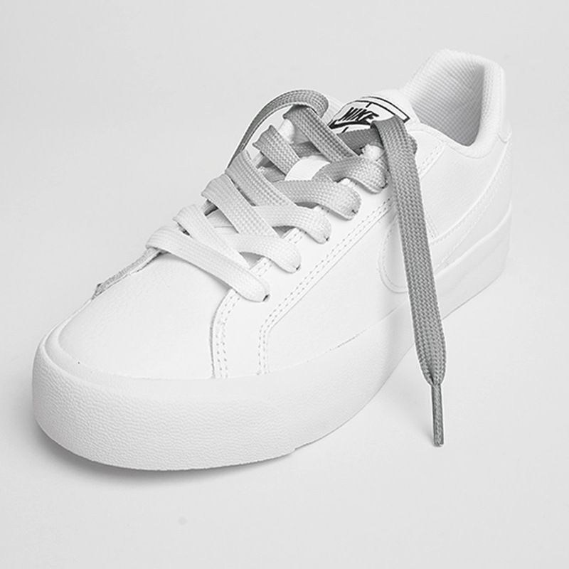 Shoelaces Canvas White Shoes Gradient Coler Shoelaces Double-Layer Flat Belt Candy Colored Gradient Shoelaces