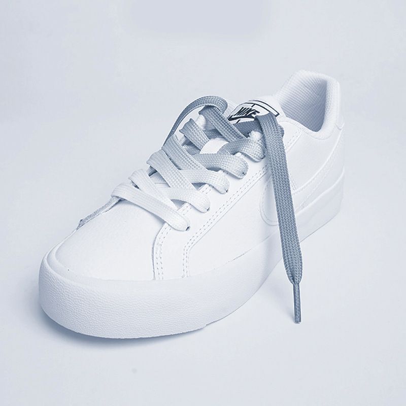 Shoelaces Canvas White Shoes Gradient Coler Shoelaces Double-Layer Flat Belt Candy Colored Gradient Shoelaces