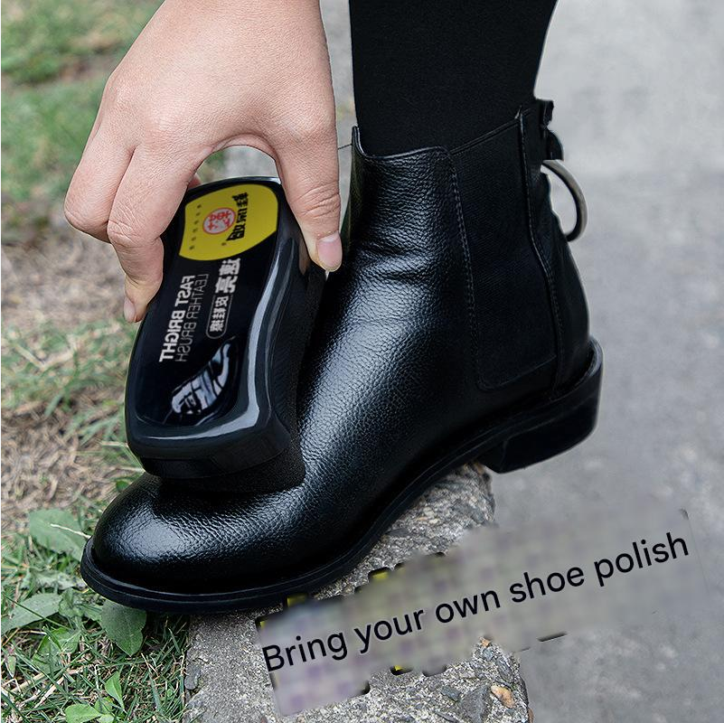 Quick Shining Shoe Polish Leather Jackets Shoes Cleaning Polishing Care Maintenance Polishing Brightening Oil Wax