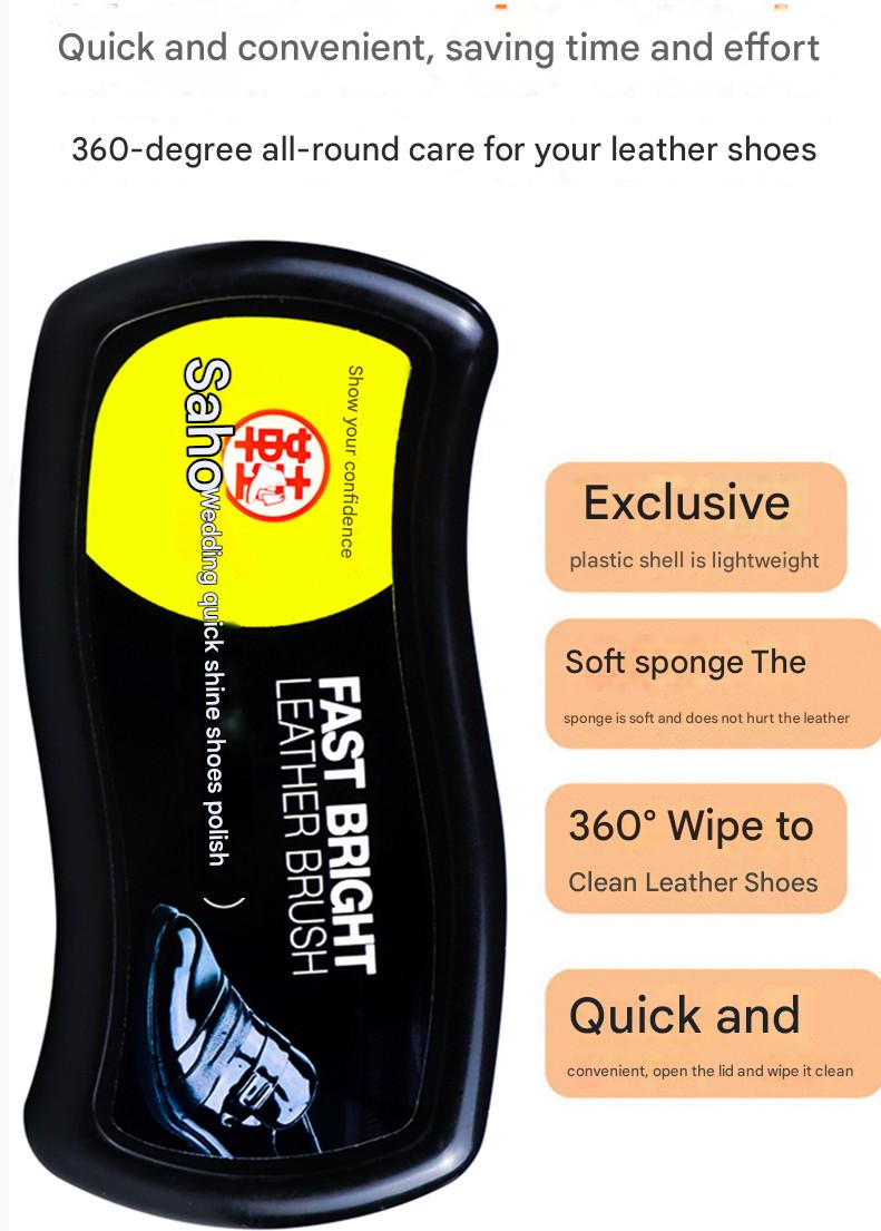 Quick Shining Shoe Polish Leather Jackets Shoes Cleaning Polishing Care Maintenance Polishing Brightening Oil Wax