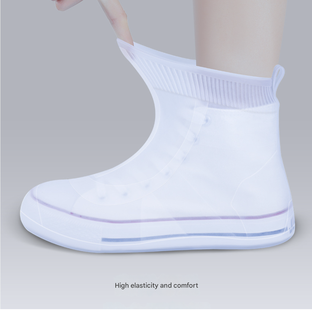 Shoes Covers Rain Shoes Men's Women's Waterproof Shoe Covers Non Slip Silicone Rain Shoe Cover Thickening Wear Resistant Rain Boots Rainproof Water Shoes Covers