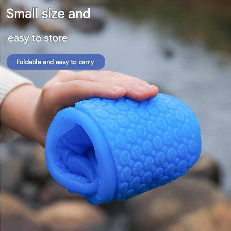 Rain Shoe Cover Men's Women's Waterproof Shoe Covers Externally Wear Non Slip Rainproof Foot Covers Thick Wear-Resistant Silicone Lightweight Rain Boots