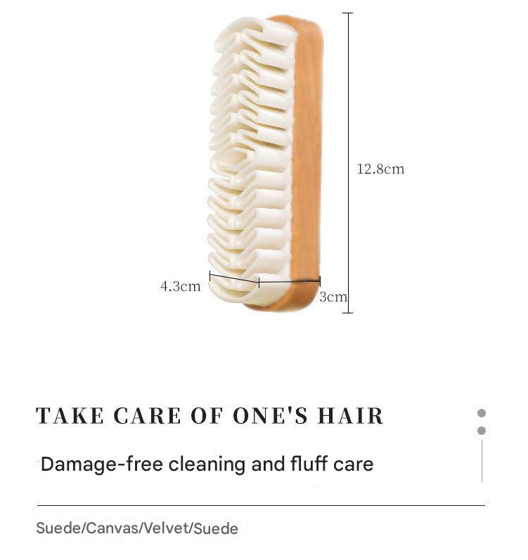 Suede Shoe Brush Velvet Cleaning Shoe Brush Home Shoe Shining Washing Brush