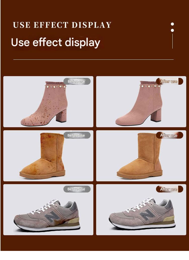 Suede Shoe Brush Velvet Cleaning Shoe Brush Home Shoe Shining Washing Brush
