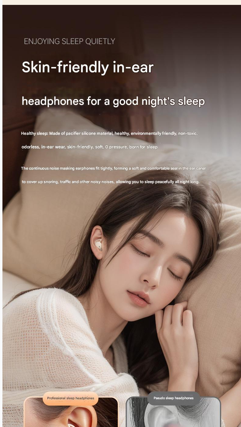Bluetooth Earphone Wireless Bluetooth Earpods Earphone Business Wireless Bluetooth Earphones In Ear Mini Digital Display Long Endurance Sleep Noise Cancelling Headphones
