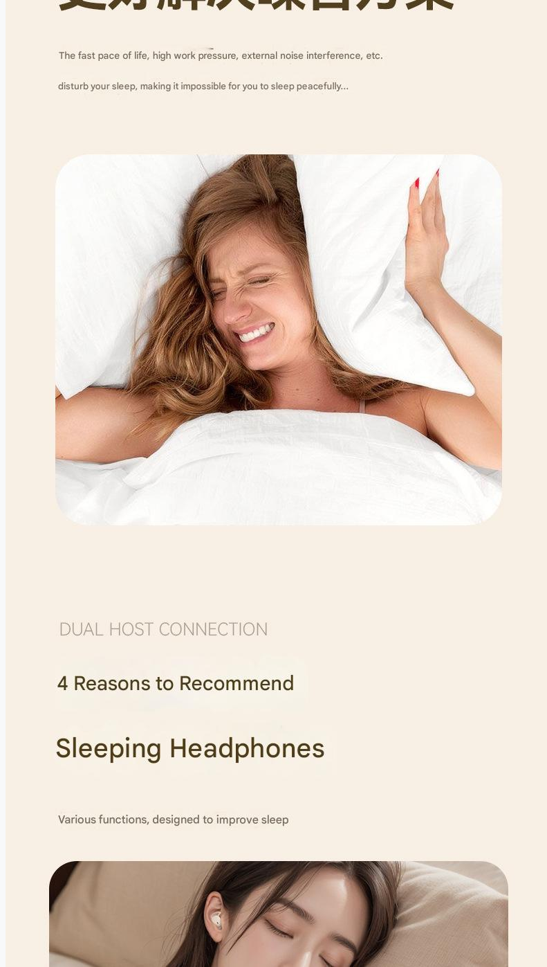 Bluetooth Earphone Wireless Bluetooth Earpods Earphone Business Wireless Bluetooth Earphones In Ear Mini Digital Display Long Endurance Sleep Noise Cancelling Headphones
