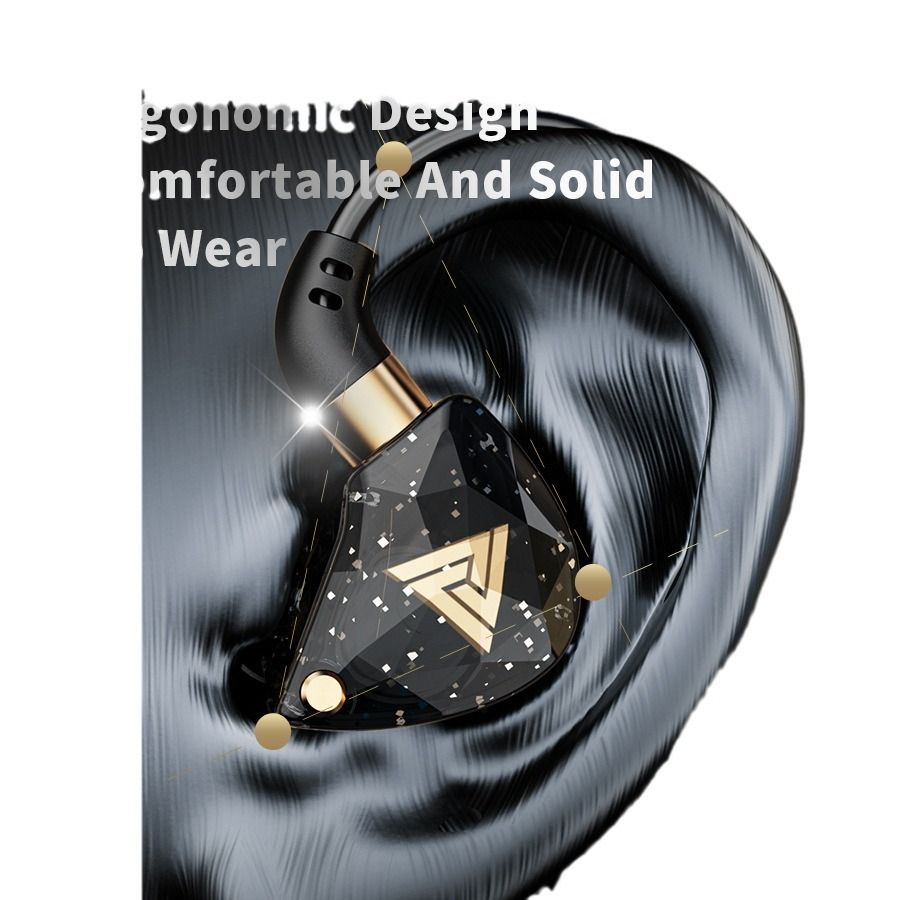 Wired Earphones Subwoofer Headphones Computer Games Wire Control with Microphone Sports Earphones in Ear Style