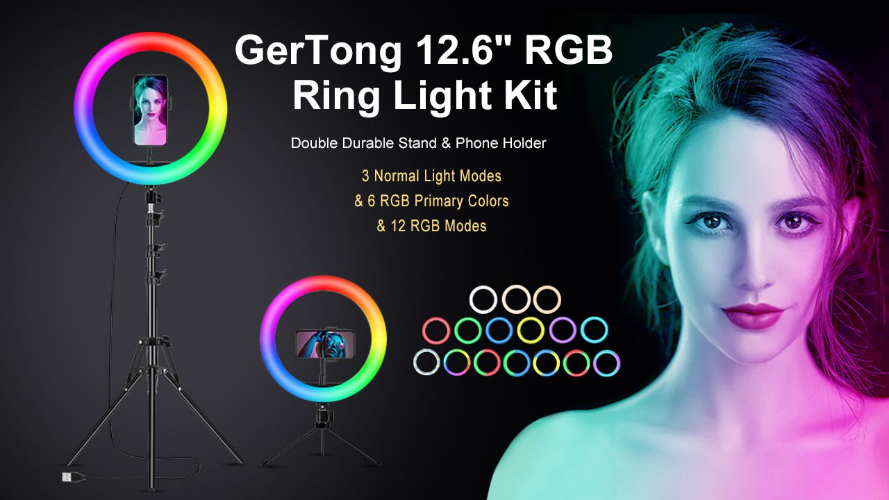 Phone Stand Tripod Ring Light 12 Inch Ring Light Circular Fill Light Live Streaming Bracket Take Photos Enhance Beauty Shine Mobile Phone Fill Light