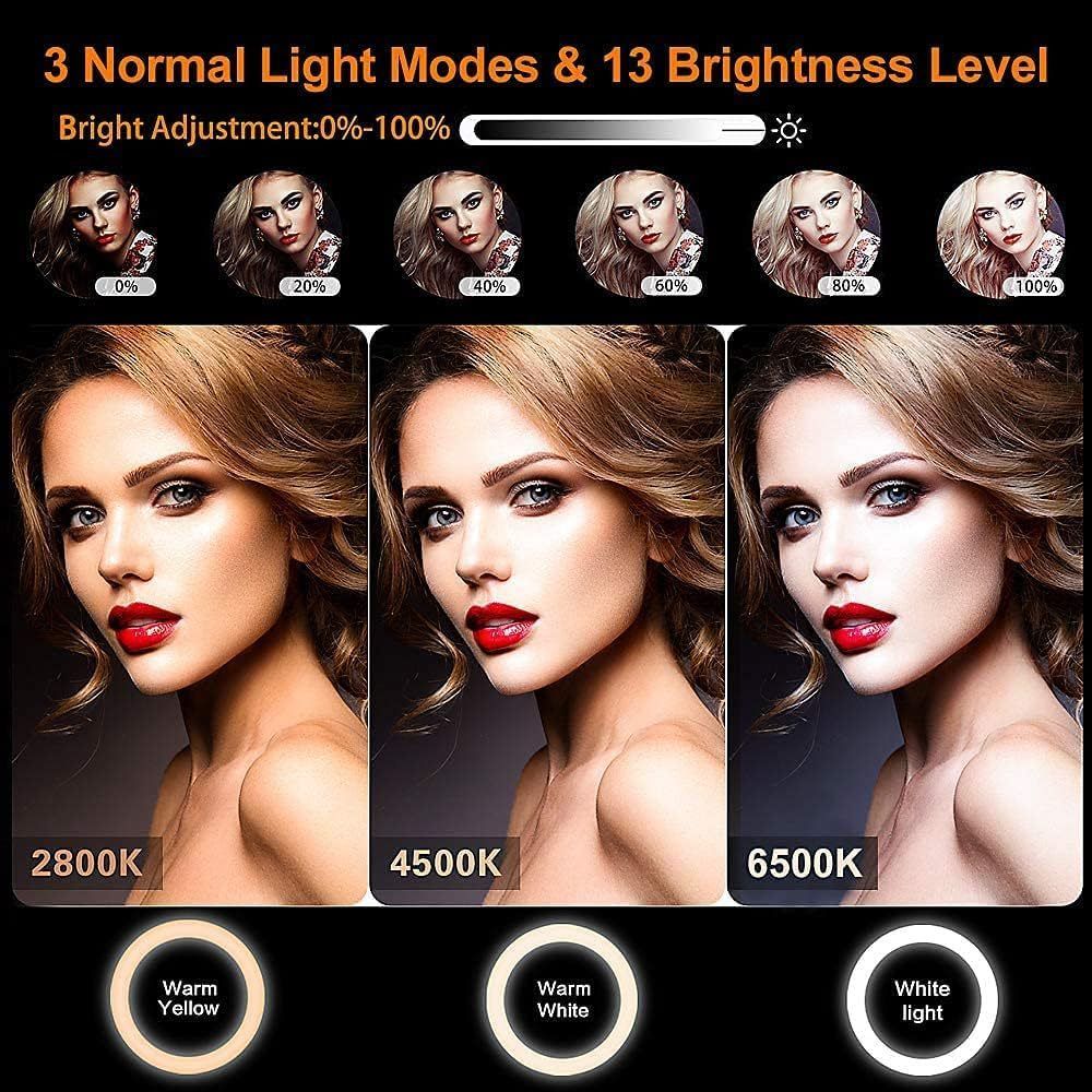 Phone Stand Tripod Ring Light 12 Inch Ring Light Circular Fill Light Live Streaming Bracket Take Photos Enhance Beauty Shine Mobile Phone Fill Light