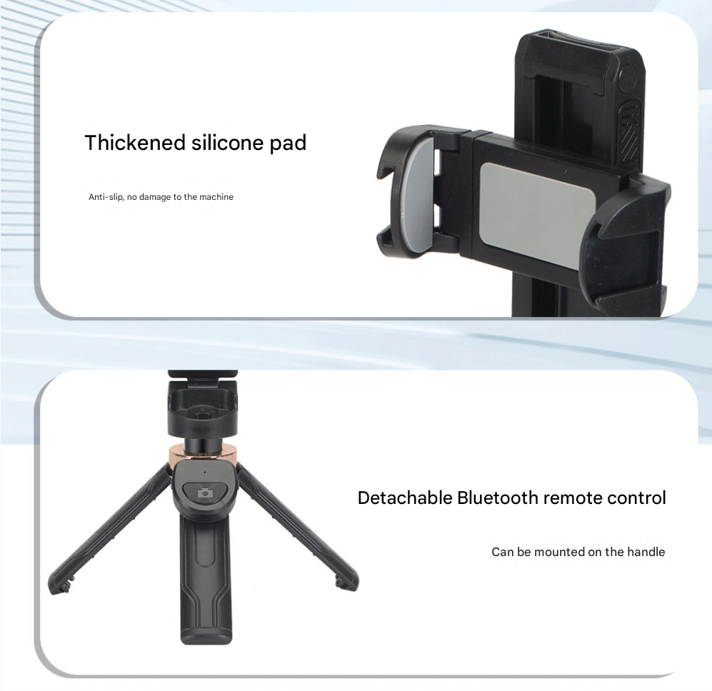 Selfie Stick Outdoor Selfie Stick Tripod Selfie Stick Wireless Selfie Stick New Ultra Mini Selfie Stick Travel Portable Universal Landing Tripod Mobile Camera Artifact