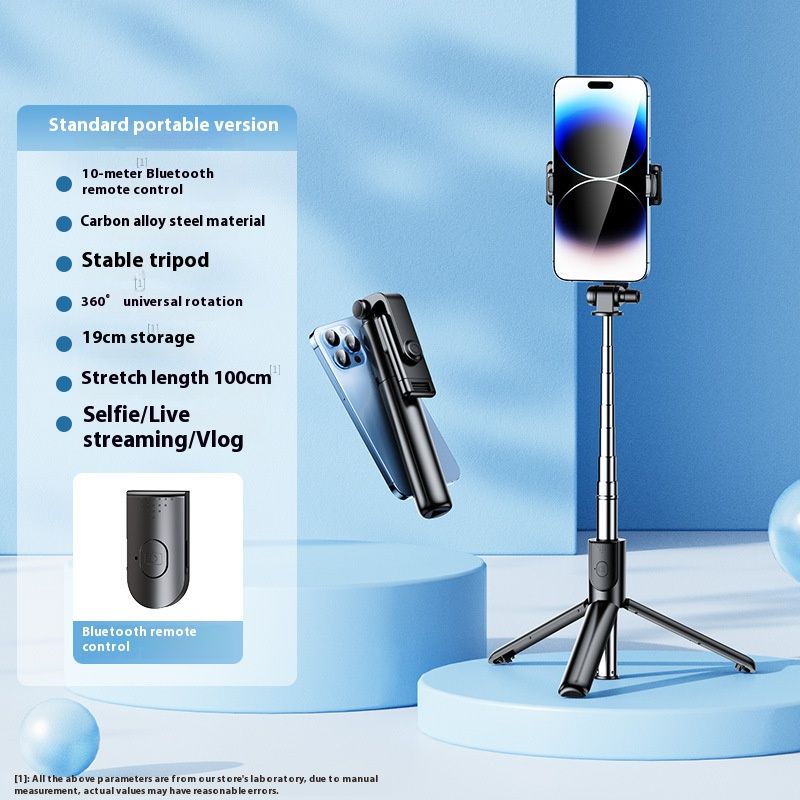 Selfie Stick Outdoor Selfie Stick Tripod Selfie Stick Wireless Selfie Stick Phone Selfie Light Mini Selfie Stick Tripod Portable Travel Photography Tool Handheld Mobile Phone Live Streaming Stand Vlog