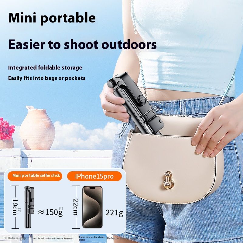 Selfie Stick Outdoor Selfie Stick Tripod Selfie Stick Wireless Selfie Stick Phone Selfie Light Mini Selfie Stick Tripod Portable Travel Photography Tool Handheld Mobile Phone Live Streaming Stand Vlog