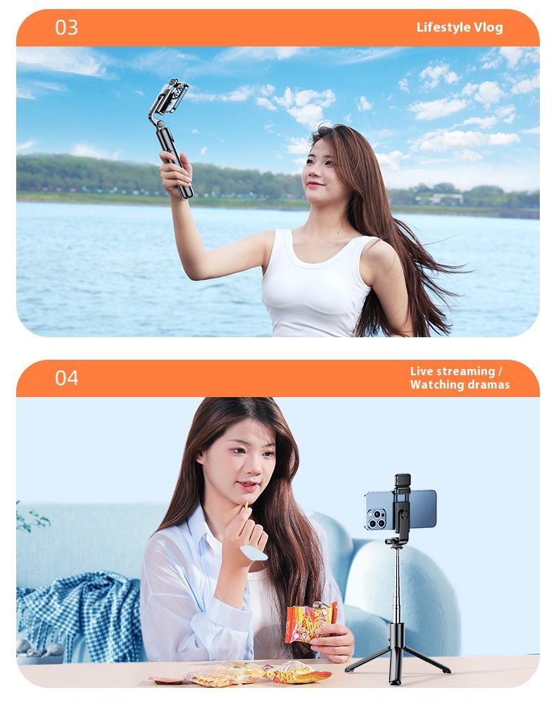 Selfie Stick Outdoor Selfie Stick Tripod Selfie Stick Wireless Selfie Stick Phone Selfie Light Mini Selfie Stick Tripod Portable Travel Photography Tool Handheld Mobile Phone Live Streaming Stand Vlog