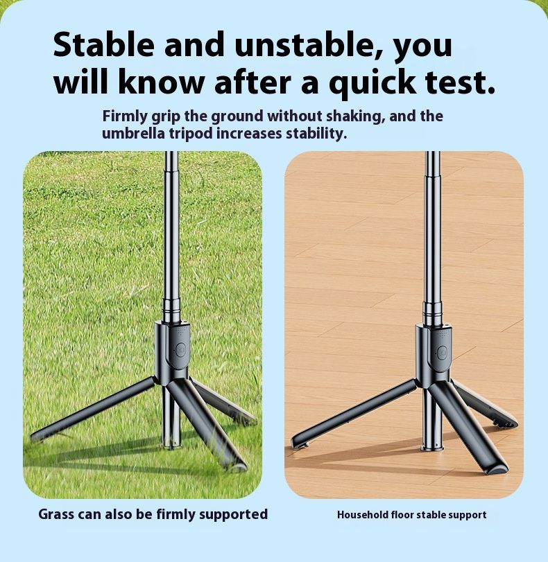 Selfie Stick Outdoor Selfie Stick Tripod Selfie Stick Wireless Selfie Stick Phone Selfie Light Mini Selfie Stick Tripod Portable Travel Photography Tool Handheld Mobile Phone Live Streaming Stand Vlog