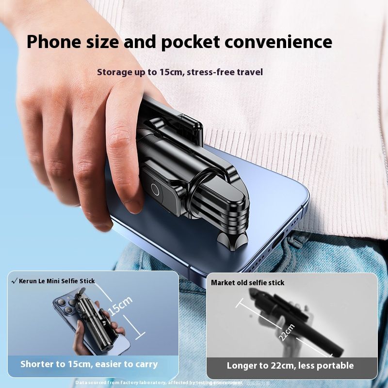 Selfie Stick Outdoor Selfie Stick Tripod Selfie Stick Wireless Selfie Stick Phone Selfie Light Handheld Mini Selfie Stick Bluetooth Fill Light Travel Portable Mobile Phone Holder Camera Artifact