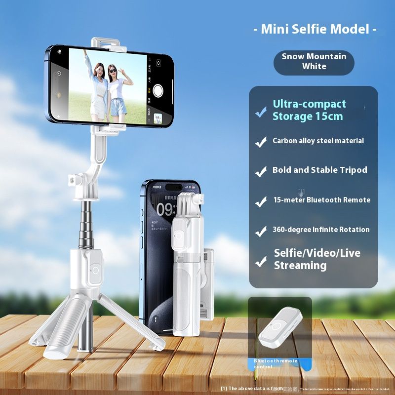 Selfie Stick Outdoor Selfie Stick Tripod Selfie Stick Wireless Selfie Stick Phone Selfie Light Handheld Mini Selfie Stick Bluetooth Fill Light Travel Portable Mobile Phone Holder Camera Artifact