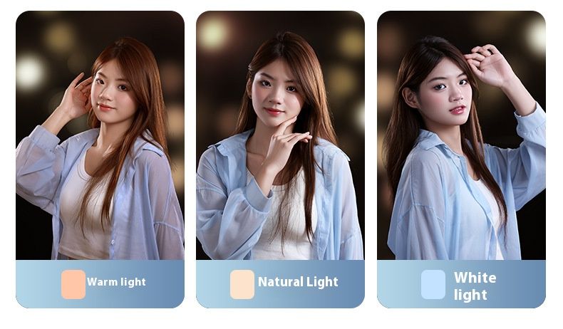 Selfie Stick Outdoor Selfie Stick Tripod Selfie Stick Wireless Selfie Stick Phone Selfie Light Handheld Mini Selfie Stick Bluetooth Fill Light Travel Portable Mobile Phone Holder Camera Artifact