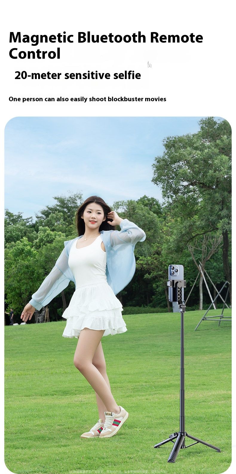 Selfie Stick Outdoor Selfie Stick Tripod Selfie Stick Wireless Selfie Stick Phone Selfie Light New Mini Portable Bluetooth Phone Selfie Aluminum Alloy Handheld Camera Pole Desktop Live Shooting Tripod