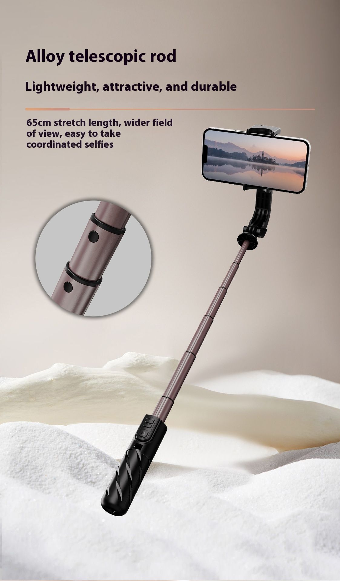 Stabilizer Gimbal Stabilizer Handheld Mobile Gimbal Stabilizer Selfie Stick Anti Shake Handheld Vlog Live Streaming Panoramic Shooting Video Stability