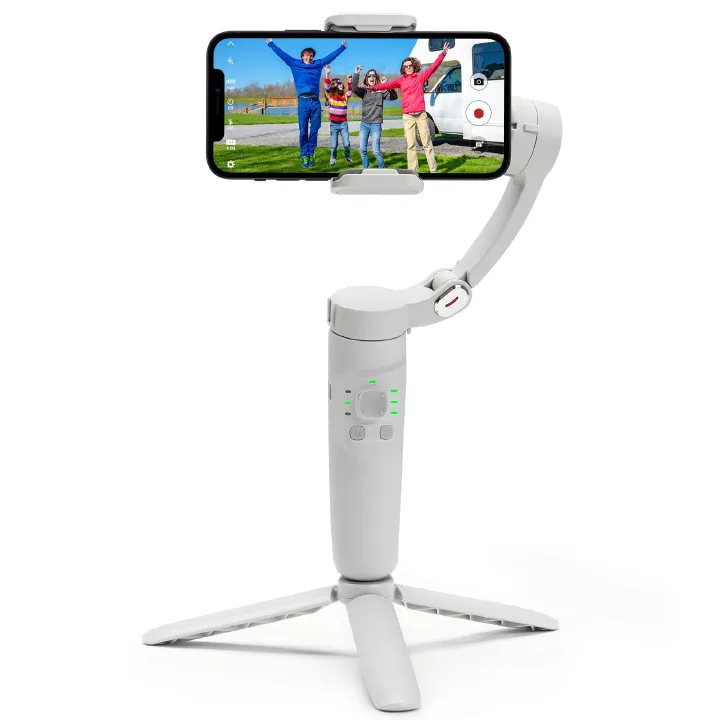 Stabilizer Gimbal Stabilizer Handheld Handheld Gimbal Three-Axis Mobile Phone Stabilizer Anti Shake Intelligent Face Tracking Photography Live Broadcast Stabilizer
