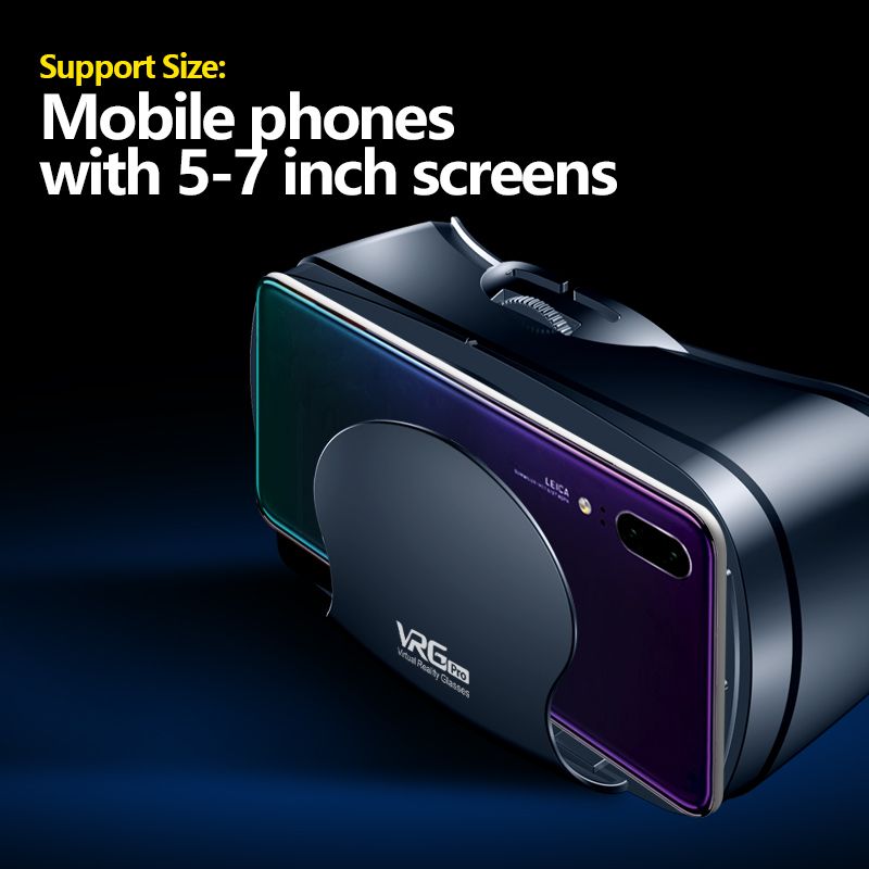 VR Virtual VR Headset VR Gaming VR Gaming VRG Glasses for Mobile Phones 3D Virtual Reality Helmets Magic Mirrors Blue Light Intelligent VR