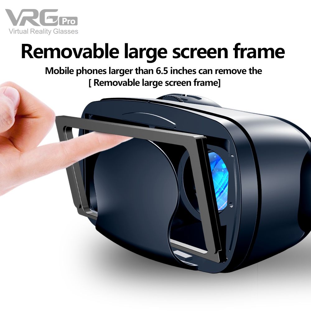 VR Virtual VR Headset VR Gaming VR Gaming VRG Glasses for Mobile Phones 3D Virtual Reality Helmets Magic Mirrors Blue Light Intelligent VR