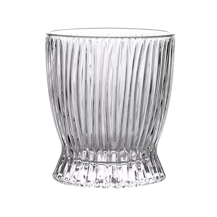 Tumblers Water Glasses Ins Style Glass Cup Creative Home Water Cup Wine Milk Juice Ice Cream American Coffee Cup