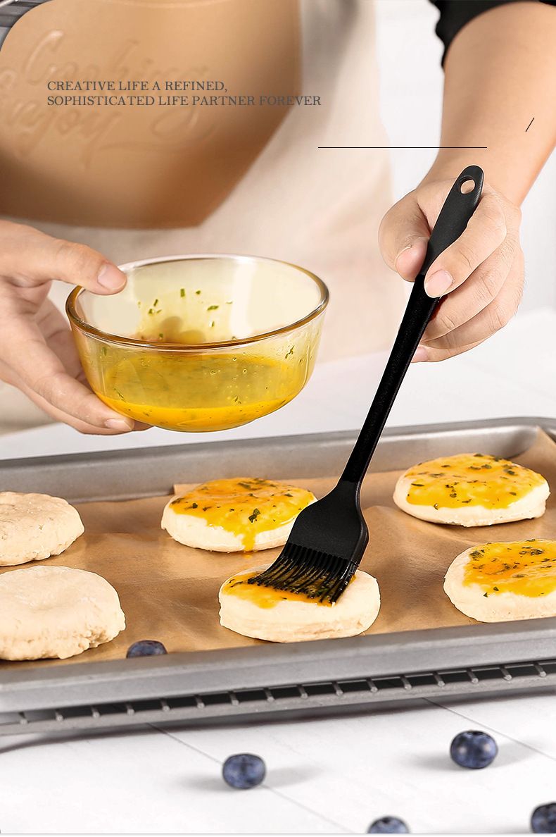 One Piece Silicone Scraper Six Piece Set Cake Scraper Cream Spatula Baking Tool Kitchen Dining Bakeware Baking Tools Pastry Utensils