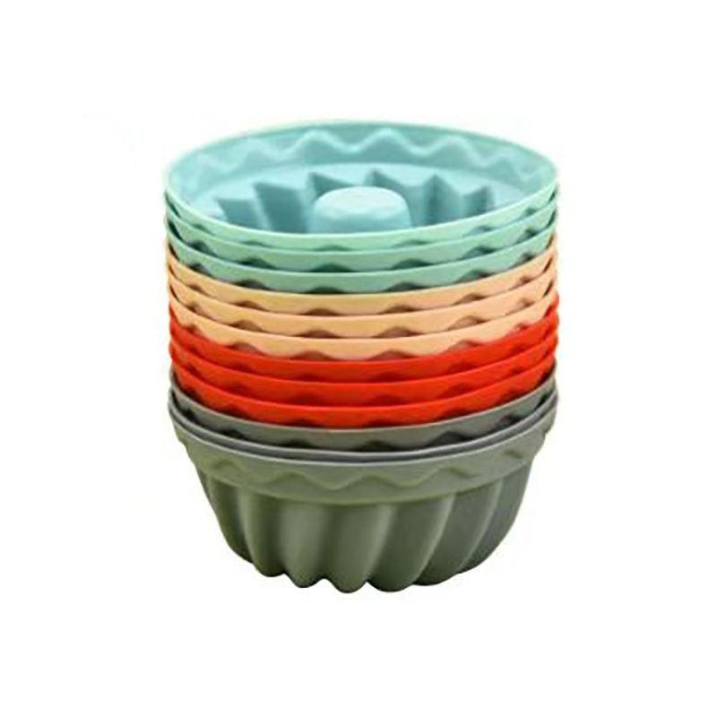 Silicone Muffin Cup Cake Mold Making Cake Pudding Jelly Mold DIY Baking Tool Kitchen Dining Bakeware Pastry Baking Molds