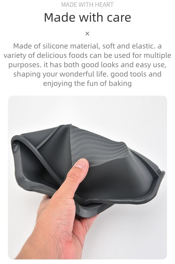 Silicone Rectangular Cake Mold Household Food Grade Bread Mold Toast Mold Baking Tool Kitchen Dining Bakeware Pastry Baking Molds