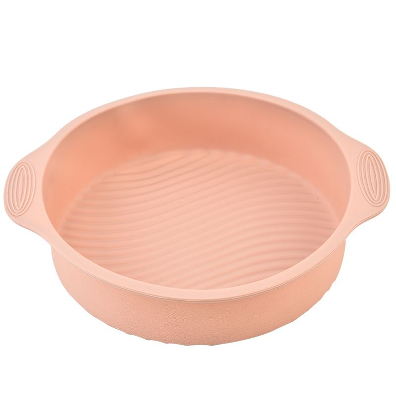 Kitchen Dining Bakeware Pastry Baking Molds Cake Mold Silicone Round Plate Cake Mold Large Baking Tray Sub Mold Round Mooncake Mold Oven Baking Utensils
