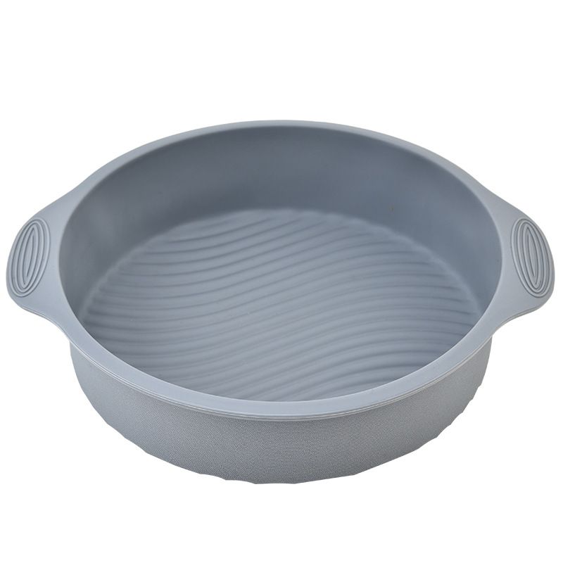 Kitchen Dining Bakeware Pastry Baking Molds Cake Mold Silicone Round Plate Cake Mold Large Baking Tray Sub Mold Round Mooncake Mold Oven Baking Utensils