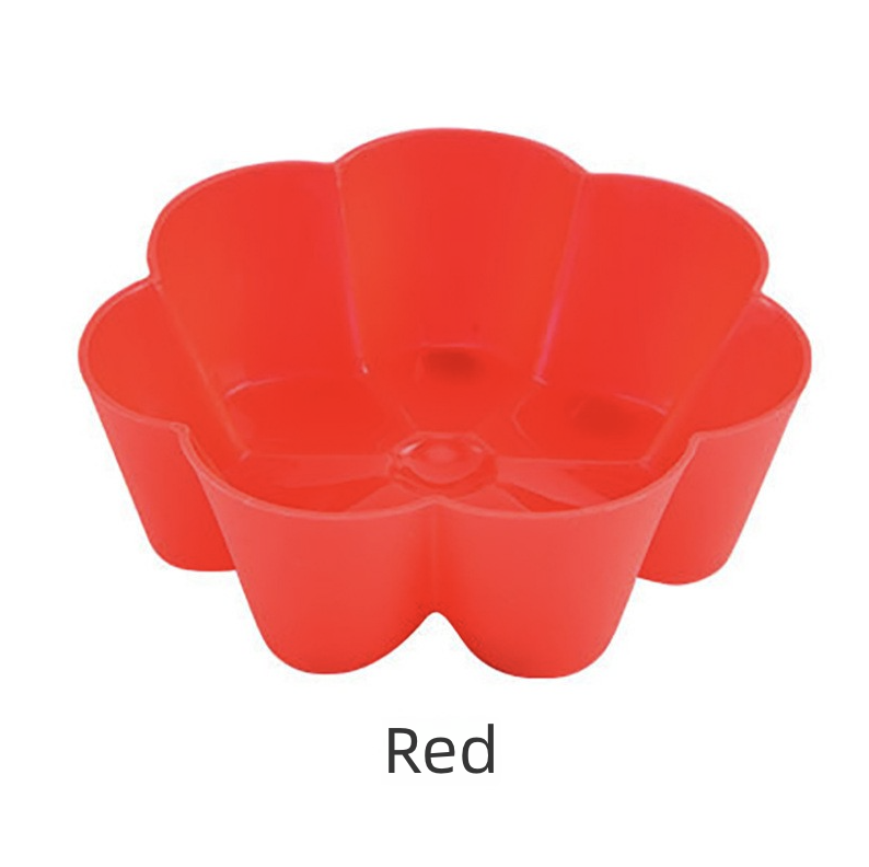 Kitchen Dining Bakeware Pastry Baking Molds Creative Food Grade Silicone 7-Petal Flower Egg Cup Silicone Cake Mold Chocolate Pudding Baking DIY Tool