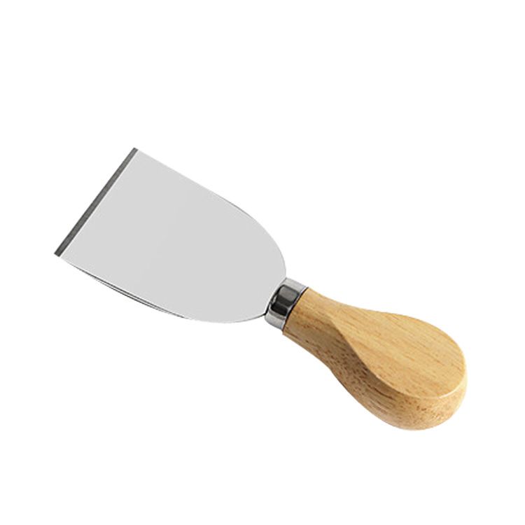 Stainless Steel Wooden Handle Cheese Knife Butter Pizza Knife Cake Tool Cheese Knife Fork Set Kitchen Dining Utensils Gadgets Cheese Tools